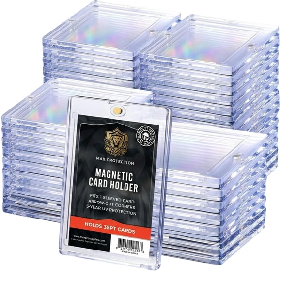 Portatarjetas Magnético Max Protection 25 Piezas 35pt Ultra Transparente