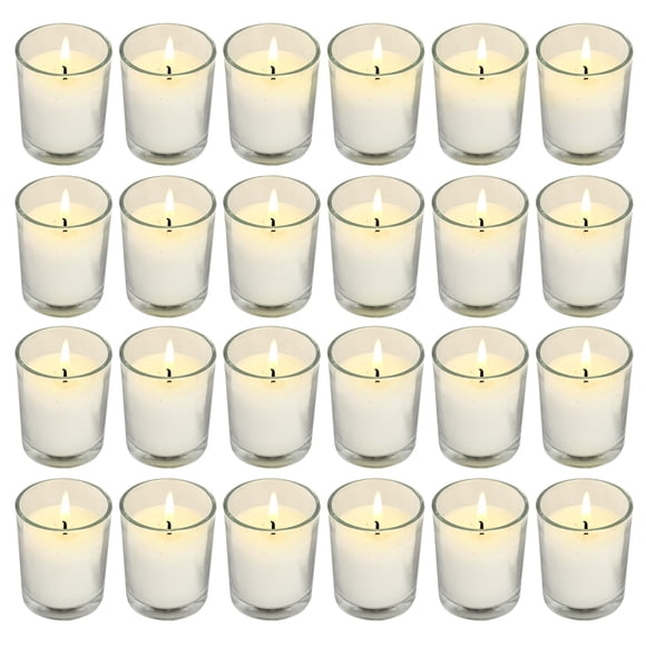 Votive Candles Soft Breeze, 24 unidades, color marfil, sin perfume