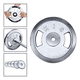 thumbnail image 1 of Disco Preolímpico 20kg Cromado Pesas Profesional Con Agarres, 1 of 6
