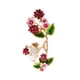 thumbnail image 2 of Broche De Solapa De Ardilla, Regalo único, Lindo, Hecho A Mano Para Ropa, Fiesta, Uso Diario, Rojo, 2 of 3