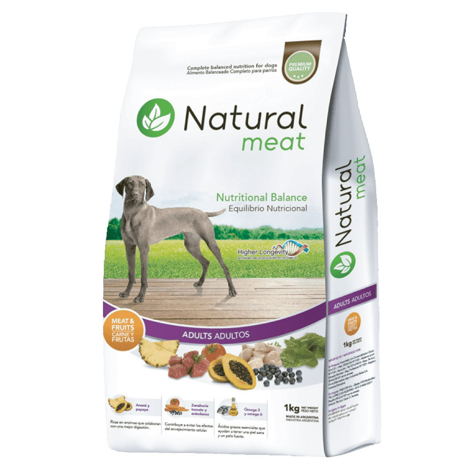 Natural Meat - Alimento Para Perros Adultos 15 Kg