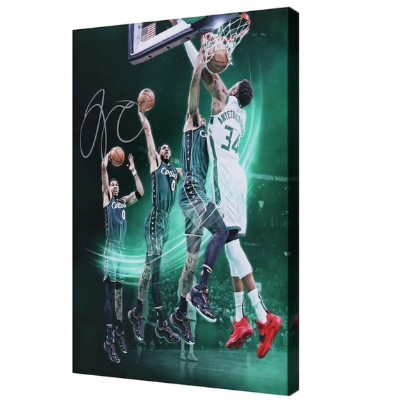 Arte de Pared MENKARWHY Póster Enmarcado de Jayson Tatum
