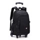 thumbnail image 1 of Mochila enrollable VIDOSCLA, equipaje de mano negra para niños y niños, 1 of 7