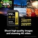 thumbnail image 4 of Tarjeta de memoria Lexar GOLD Series Professional 1800x de 512 GB, 4 of 8