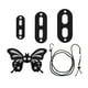 thumbnail image 2 of Arnés de Plomo para Reptiles, Correa para Gecko Black, 2 of 5