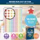 thumbnail image 2 of Pegatinas de Recompensa Decorably 10.530 Mini Estrellas 8 Colores, 2 of 6