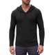 thumbnail image 5 of INSPIRE CHIC Sudadera con Capucha Texturizada para Hombre de Manga Larga Pullover Suéter Casual Hoodies L Negro, 5 of 6