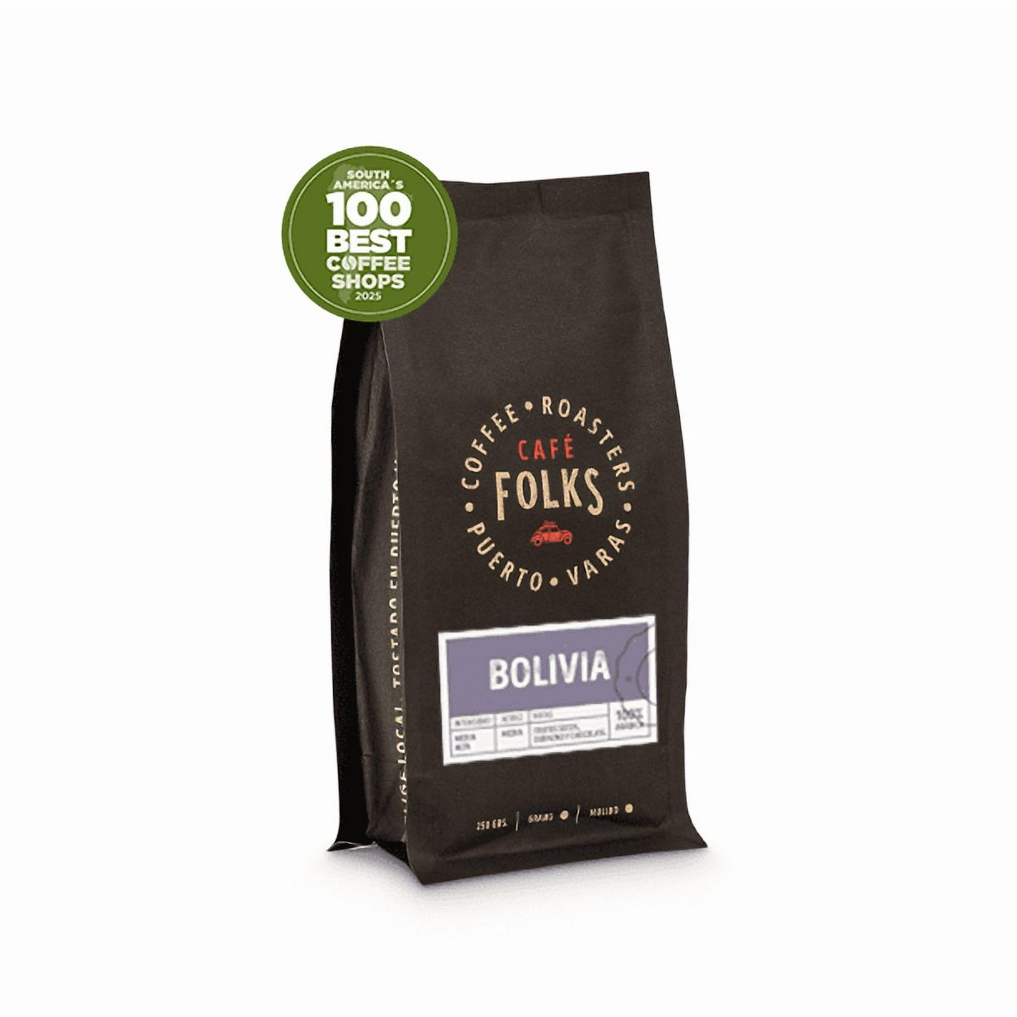 Café Folks - Café Especialidad 250gr Bolivia Grano