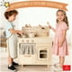 thumbnail image 4 of Cocina De Madera Infantil Estilo Rústico Juguete Para Niños Beige, 4 of 9