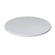 thumbnail image 2 of Mesa De Comedor Redonda De Tela, 27.5-33.5 Pulgadas, Cubierta De Mesa Limpiable, Fácil De Limpiar, Blanco, 2 of 5