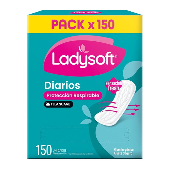 Protectores Femeninos Ladysoft Diarios Clásico