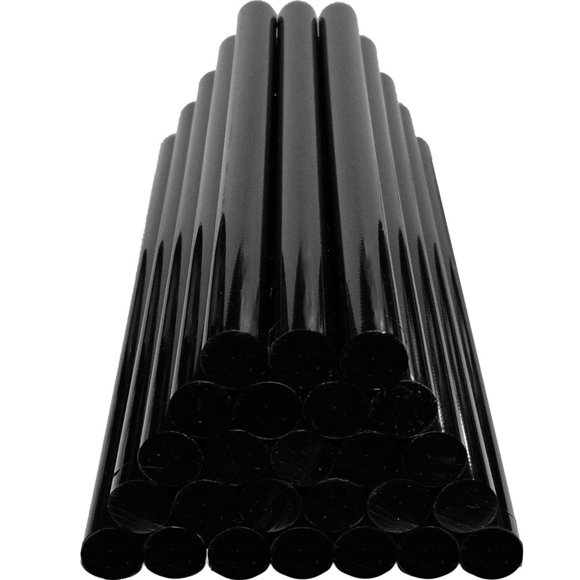 Barras de pegamento caliente GLISTON 10 piezas negras 11 mm x 270 mm 250 g