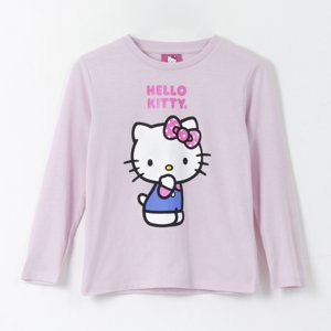 Polera Manga Larga Niña Personaje Blanco Hello Kitty