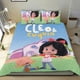thumbnail image 1 of Cleo y Cuquín Conjunto de sábanas temático, trío de piezas, cómodo y amigable con la piel, diseño único, regalo de decoración para el hogar para familiares, amigos y fans,140cm *210cm, 1 of 6