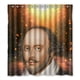 thumbnail image 1 of Cortina de ducha de William Shakespeare, juego de cortinas de baño con ganchos, tamaño 66 x 72 pulgadas, 1 of 3