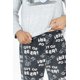 thumbnail image 4 of Pijama Hombre Polar Simpson Gris Melange Talla XXL, 4 of 4