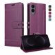 thumbnail image 5 of Premium Wallet Case for Samsung Galaxy S25 Edge with Card Slots & Kickstand, Flip Cover Purple, 5 of 6