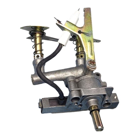 Magideal - Regulador Lanzador De Válvula De Gas Para Parrilla Con Salida De Gas Automática, Válvula De Parrilla Con Pulverizador De Llama Automático, Chimenea De 07 Cm A 13 Cm