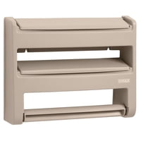 Rimax - Portarrollos Triple Taupe 1 Pieza