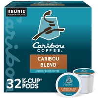 Caribou Coffee - Cápsulas Keurig K-Cup De Coffee Caribou Blend, 32 Unidades