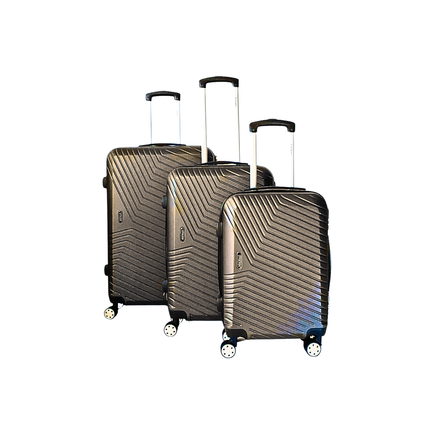 Importclick - Set 3 Maletas Equipaje Cabina Ruedas - Gris