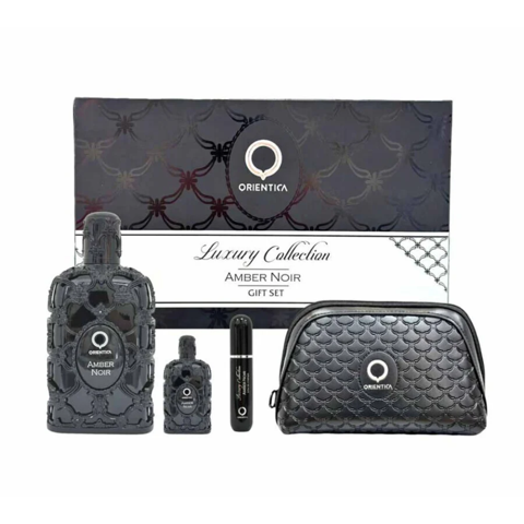 Orientica Amber Noir Edp 80Ml + 7,5Ml+ Atomiz. Rec + Git Bag
