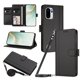 thumbnail image 1 of Funda Billetera para OnePlus 15R, Cuero Sintético con Cierre, Negro, 1 of 6