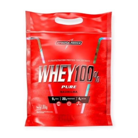 Integralmedica - Proteina Whey 100% Pure 4 Libras Vainilla -