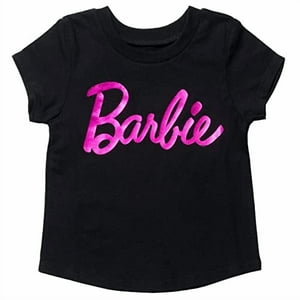 Camiseta Gráfica De La Camiseta Gráfica De La Moda De Las Chicas Barbie Para Niñas Barbie Barbie