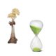 thumbnail image 5 of Reloj Hourglass HoveBeaty para arena soplada a mano, 15 minutos, color verde, 5 of 7