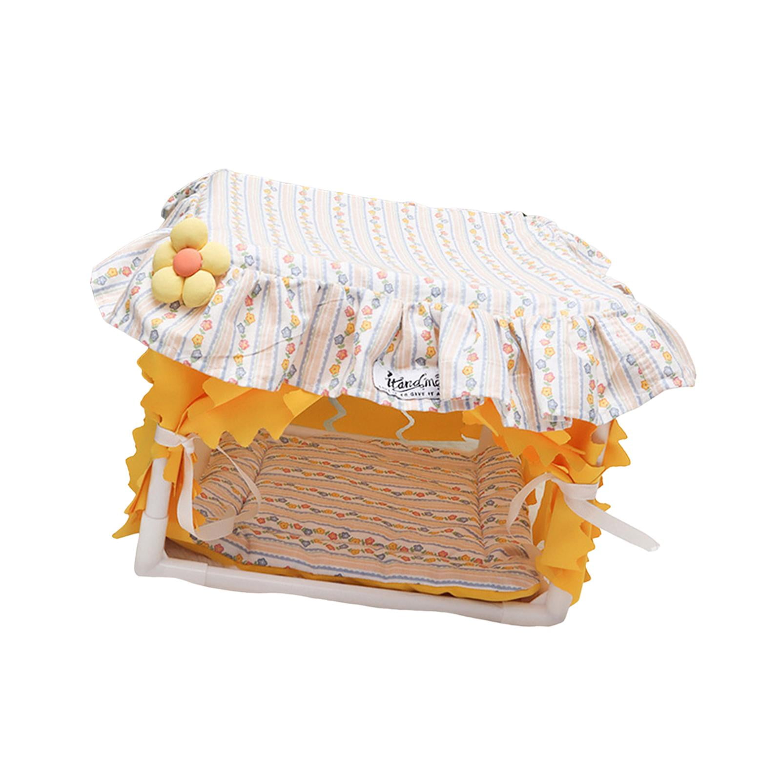 Cama Para Cobayas, Suave, Para Animales Pequeños, Erizo, Chinchilla, Color Amarillo