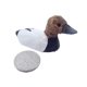 thumbnail image 4 of Adorno para pastel Selsela Pato de madera 5 cm Novios, 4 of 4