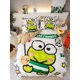 thumbnail image 1 of Keroppi Frog Gift Quilt Duvet Cover Set Home Textiles Soft Super 3-Piece Bedding Set, 1 of 5
