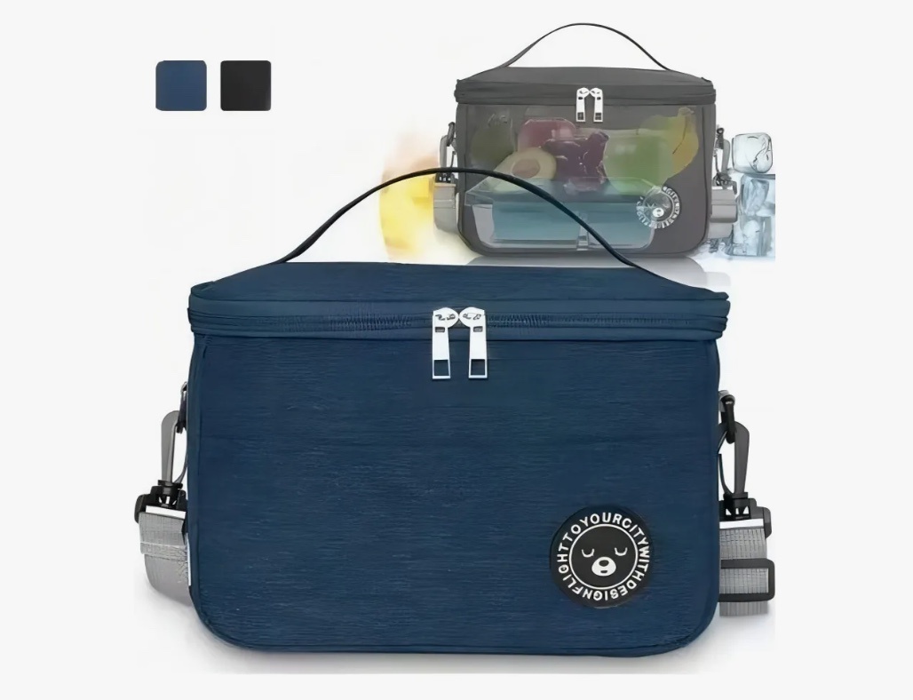 Riqui - Lonchera Térmica, Frío Y Calor Azul