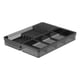 thumbnail image 1 of Organizador De Cuchillo y Cubiertos Clear Negro, 1 of 2
