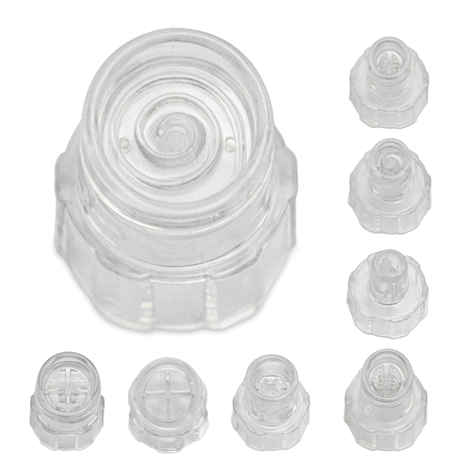 Piezas De Repuesto Elitzia Hydro Dermabrasion, 8 Piezas Por Juego