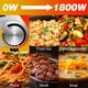 thumbnail image 5 of Estufas eléctricas duales Hot Plate Techwood de 1800 W, color plateado, 5 of 8