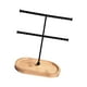 thumbnail image 1 of Organizador De Joyas, Bandeja De Madera, Soporte Para Pendientes De 2 Niveles Para Relojes, Anillos, Tocador, 1 of 5