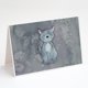 thumbnail image 1 of Paquete de 8 Tarjetas de Felicitación con Lobo – Caroline's Treasures, 1 of 3