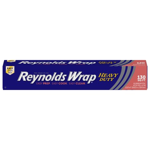 Papel De Aluminio Reynolds Wrap, Resistente, 130 Pies Cuadrados
