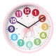 thumbnail image 5 of Reloj De Pared De 10 "contando La Hora, Reloj De Enseñanza Para Sala De Juegos, Niños, Caballos, 5 of 5