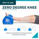 thumbnail image 3 of Cojín de espuma BoneFoam Zero Degree Knee para rehabilitación, 3 of 9