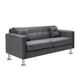 thumbnail image 2 of Sofa New Retro 3c Felpa 12 Gris, 2 of 6