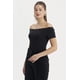 thumbnail image 2 of Polera Mujer Cuello Bardot Negro, 2 of 4