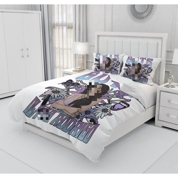 Olivi Rodrigo Personalized Custom Duvet Cover And Creative Gifts QUILT COVER3-Piece Bedding Set (1 Duvet Cover + 2 Pillow Shams)
