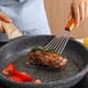 thumbnail image 3 of 1pc Stainless Steel Frying Shovel For Egg Steak Fish Slice, Non-slip Frying Spatula, Leaky Shovel, Cookware, Kitchen Supplies, 3 of 4