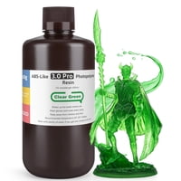 Impresora 3D De Resina Elegoo Abs-Like 3.0 Pro 1000 G, Verde Transparente