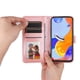 thumbnail image 2 of Funda tipo cartera FOXDOCK para Xiaomi Redmi Note 11 Pro Plus 5G , diseño girasol en relieve, cuero PU, cierre magnético, soporte y tarjetero, 2 of 5