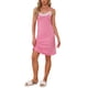 thumbnail image 2 of INSPIRE CHIC Camisón de Encaje sin Mangas para Mujer, Largo hasta el Muslo, Vestido de Dormir Sólido XS Rosa, 2 of 6