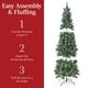 thumbnail image 3 of Lápiz preiluminado Christmas Tree Best Choice Products de 9 pies, 3 of 3